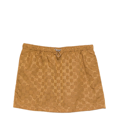 Miniskirt with GG Texture