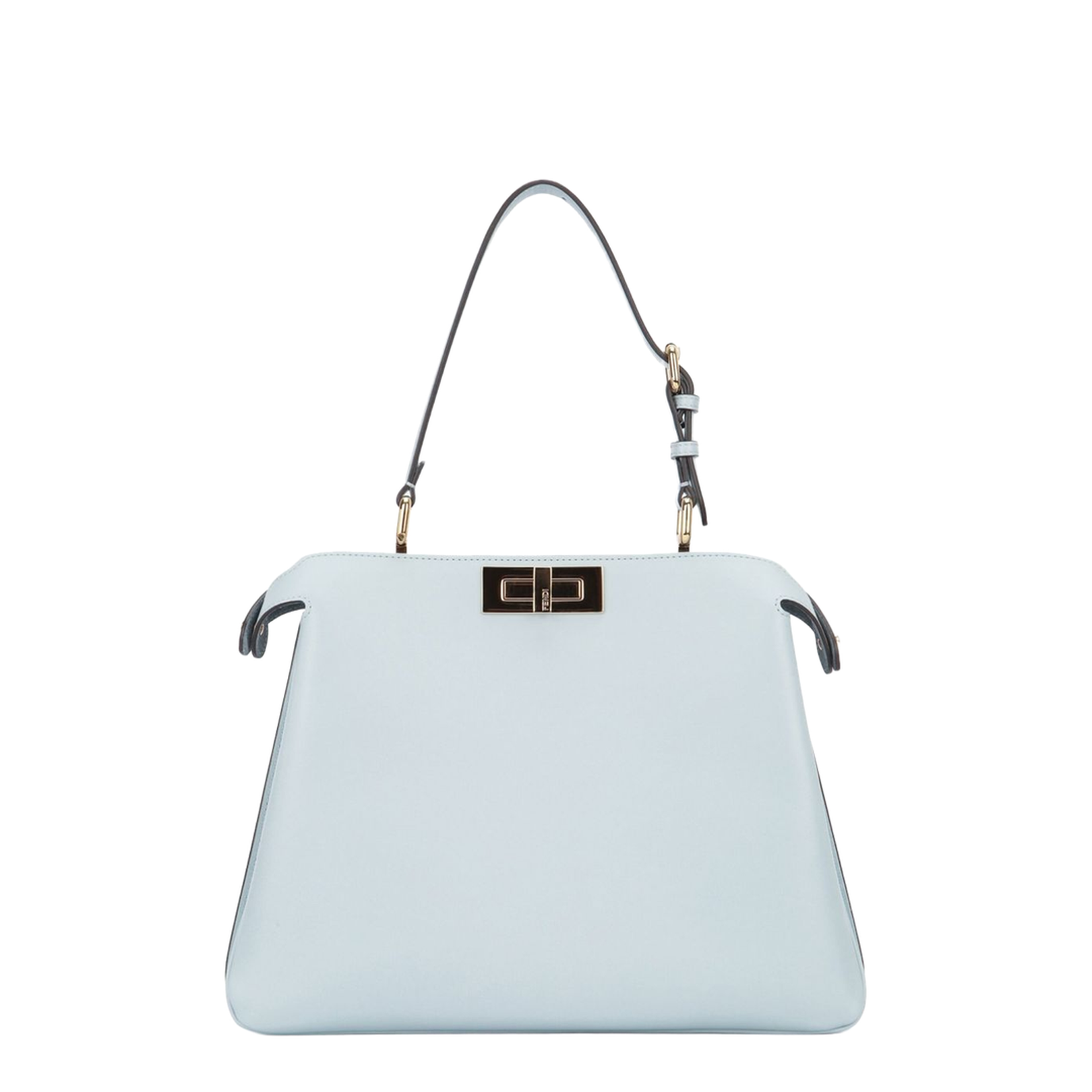 Peekaboo Medium Suede Top Handle Bags - Blue