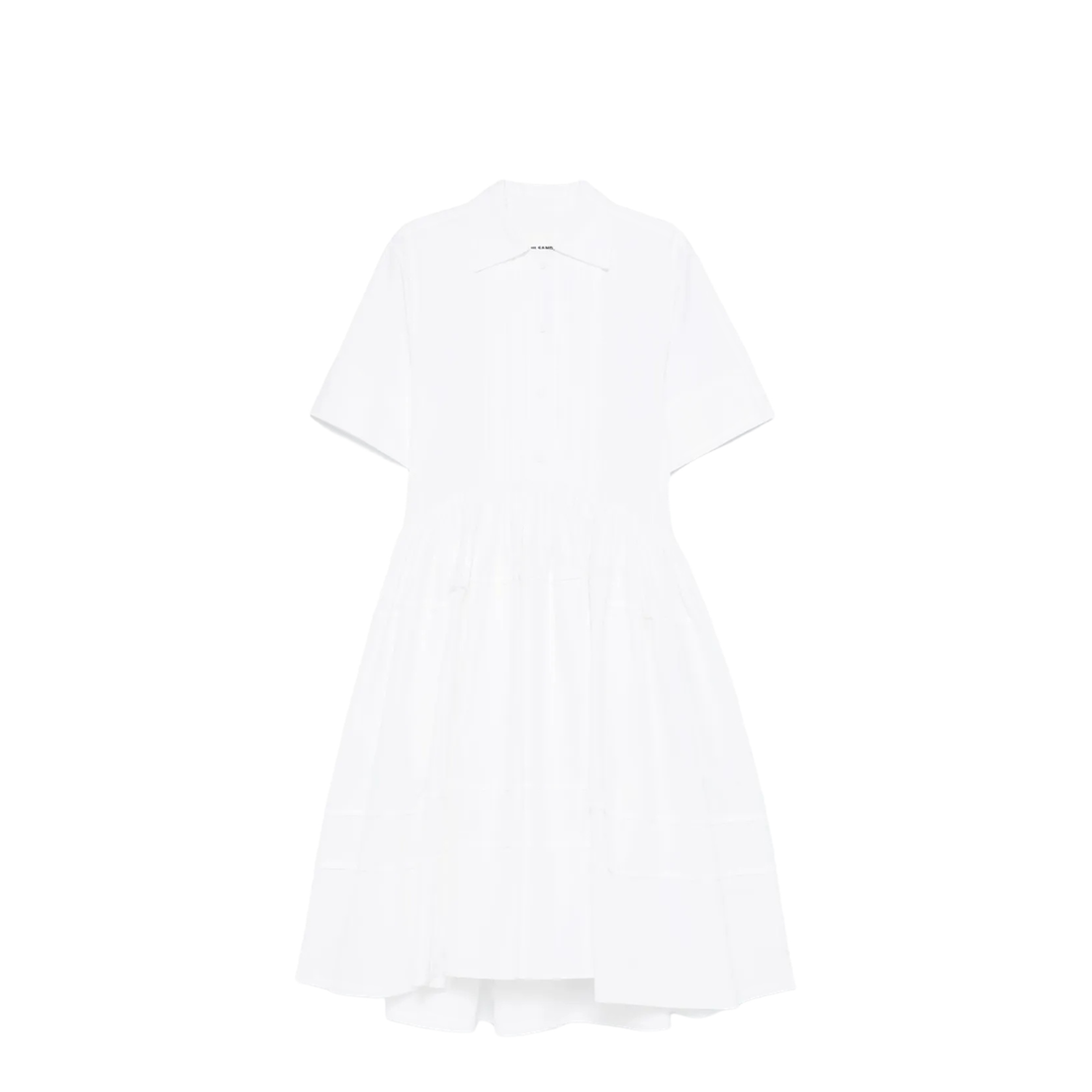 Cotton Poplin Dress White