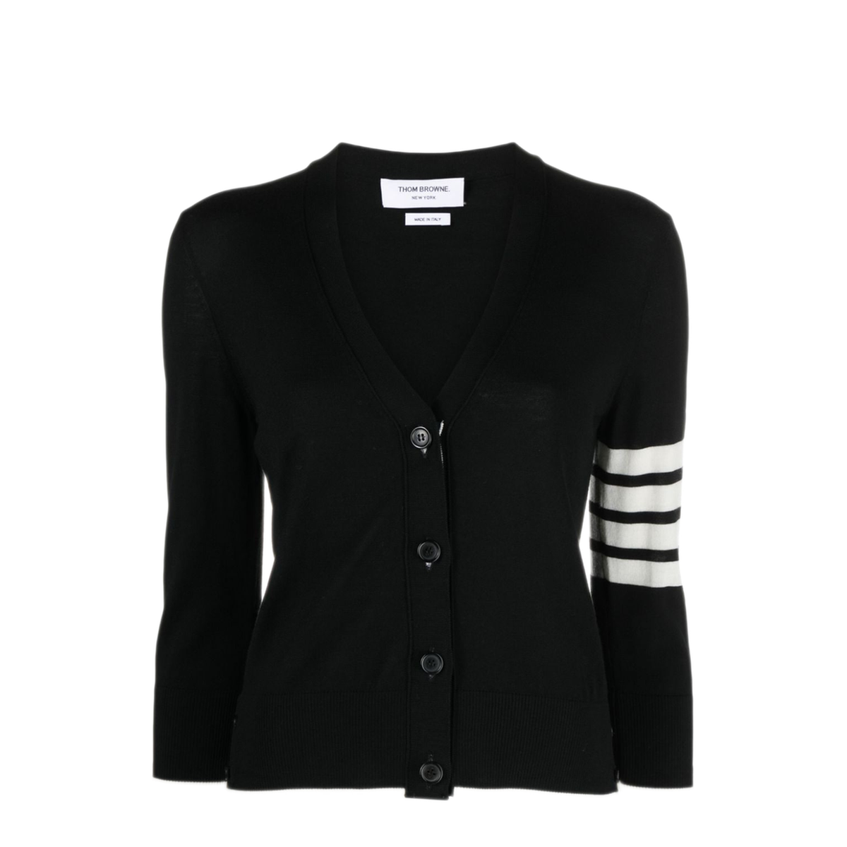 MAYFEYR - Thom Browne - Relaxed Fit V Neck Cardigan - FKC334DY1014001
