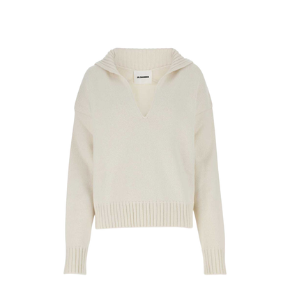 Ivory Cashmere Blend Oversize Sweater