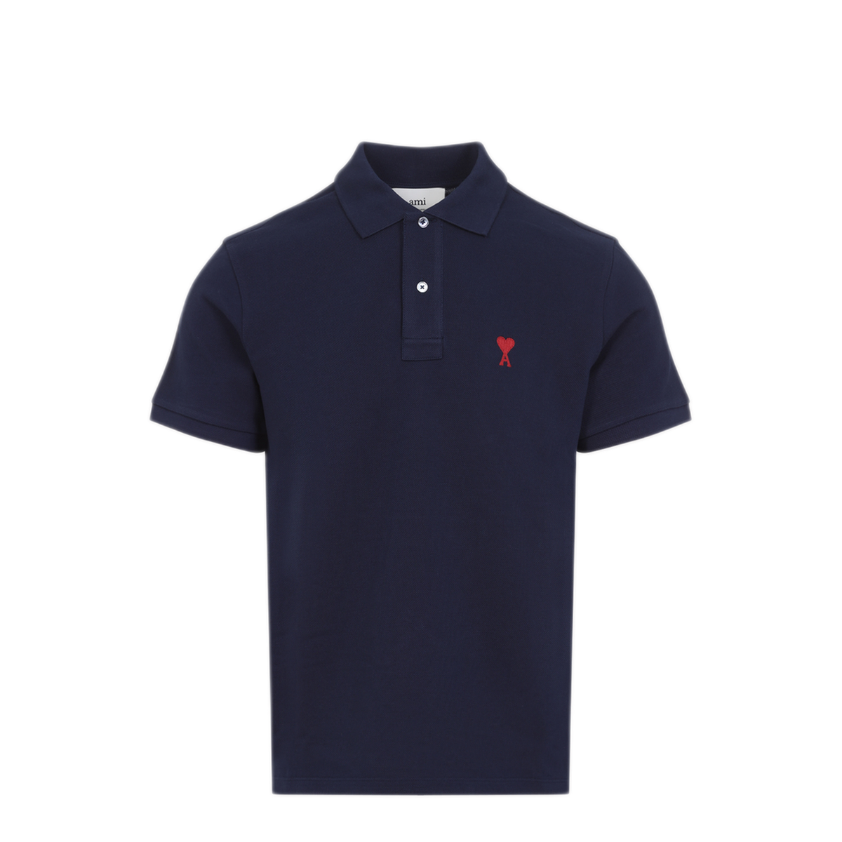 MAYFEYR - Ami Paris - Ami De Coeur Night Blue Polo Shirt - BFUPL001760430