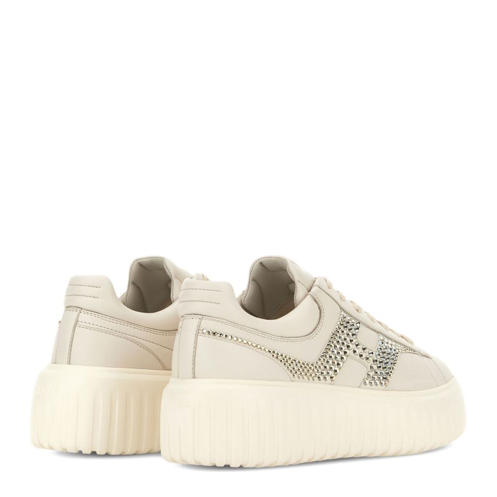 H-Stripes Sneakers Ivory Gold