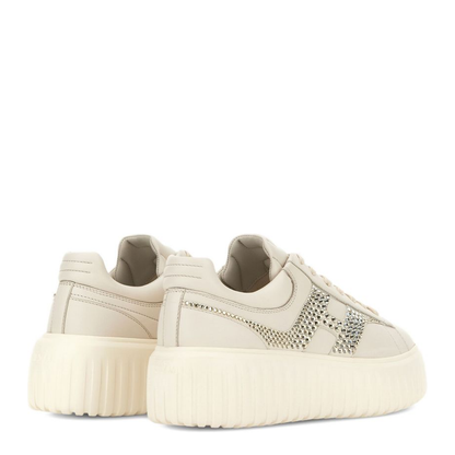 H-Stripes Sneakers Ivory Gold