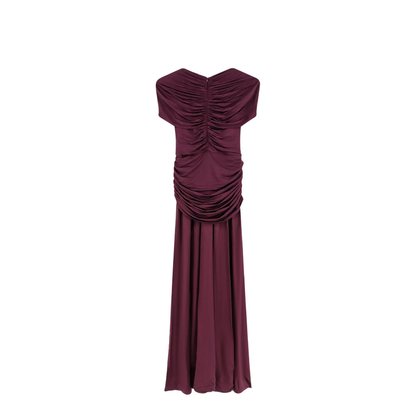 Gathered Jersey Dress