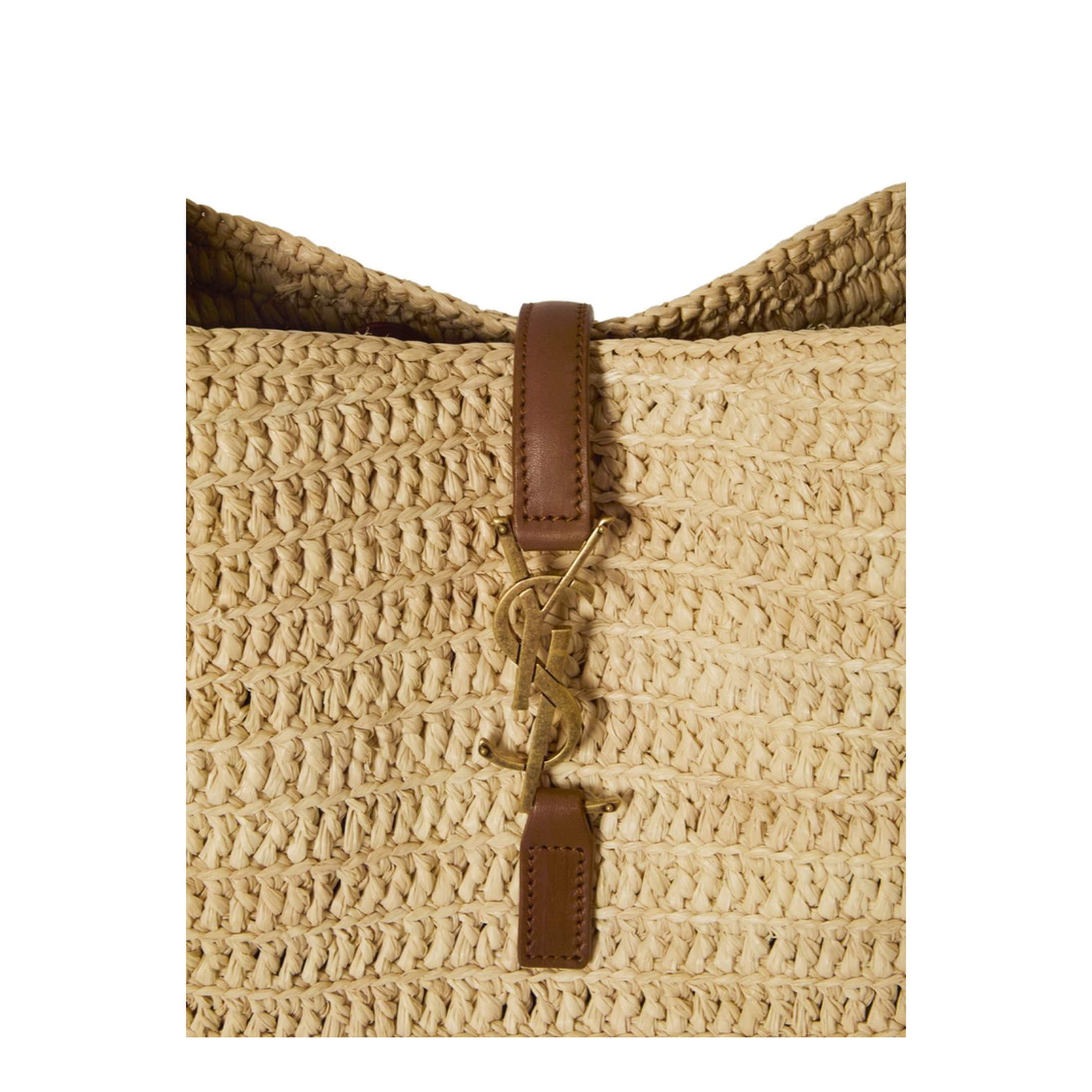 LE 5 À 7 Supple Small In Raffia And Leather