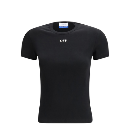 MAYFEYR - Off-White - Stamp Rib Basic T-Shirt - 2AA065C99JER005