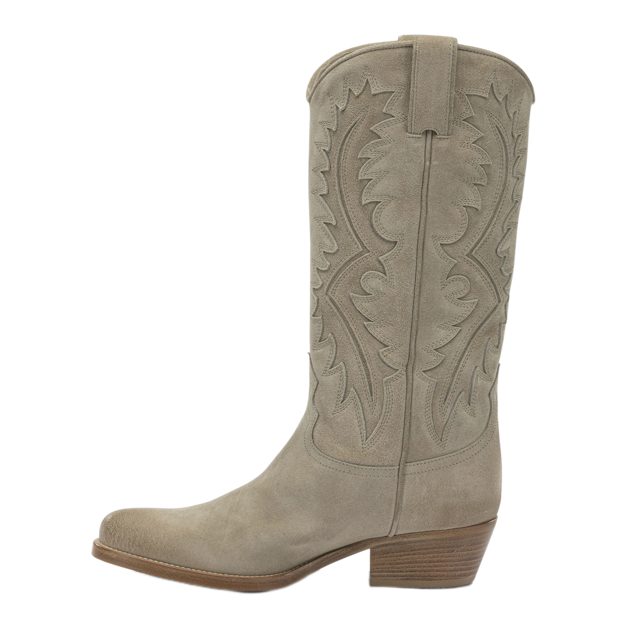 MAYFEYR - Sartore - Leather Cowboy Boots - SR4211VELOURTABACCO