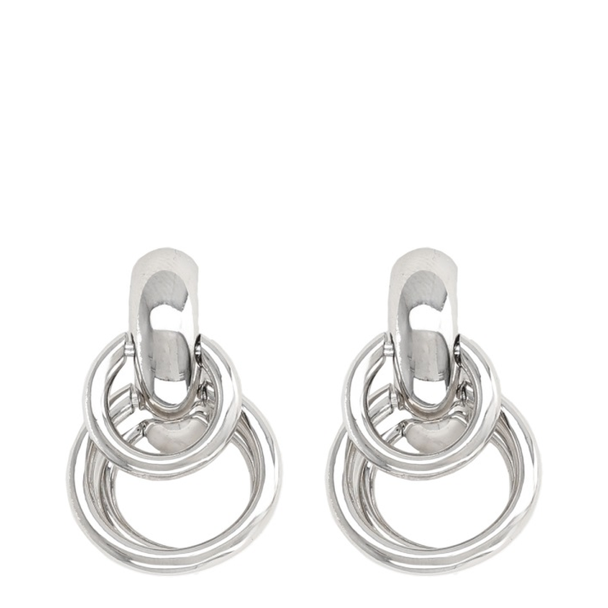 MAYFEYR - Panconesi - Huggies Earrings - S26EA018PBRASSSILVER