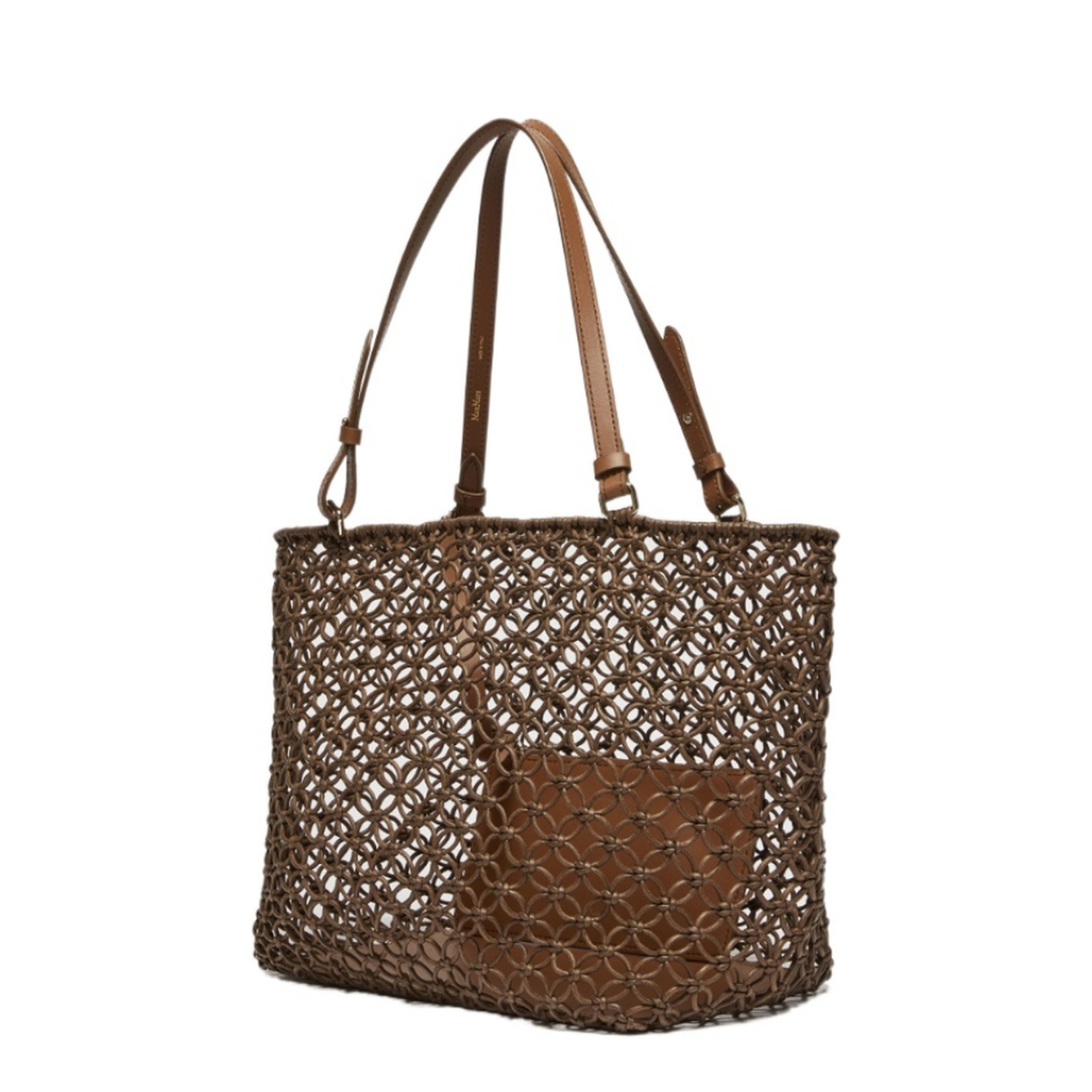 Plagemfillet Shopper Bag in Woven Cotton