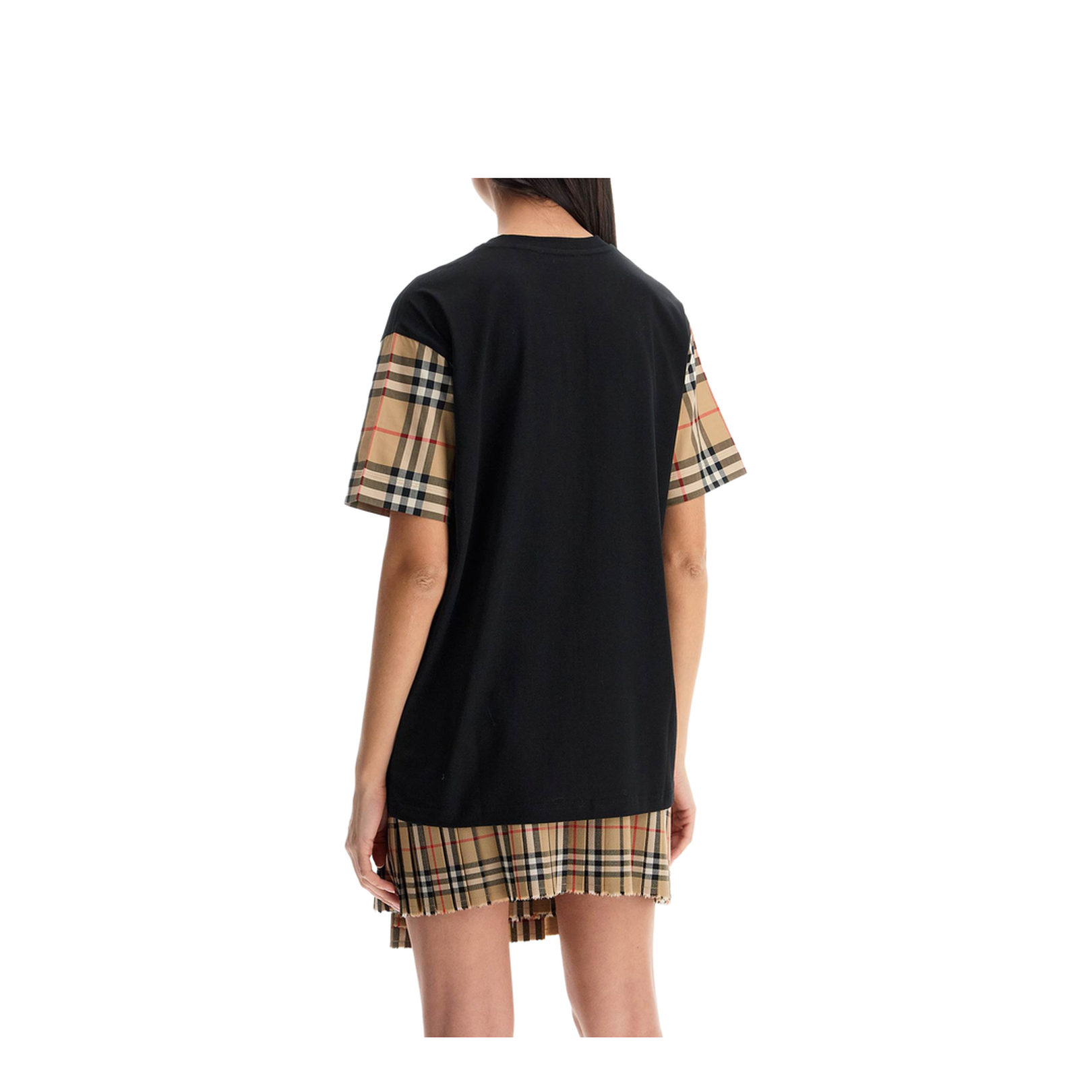 Check Cotton T-Shirt