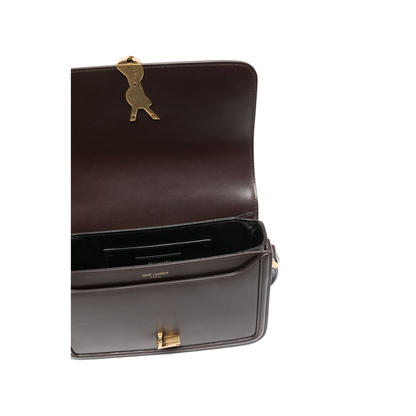 Chocolate Brown Messenger Bag