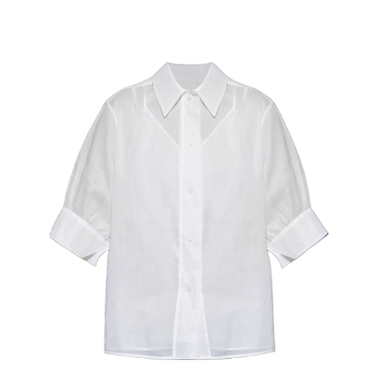 Short Sleeve Shirt Cotton White
