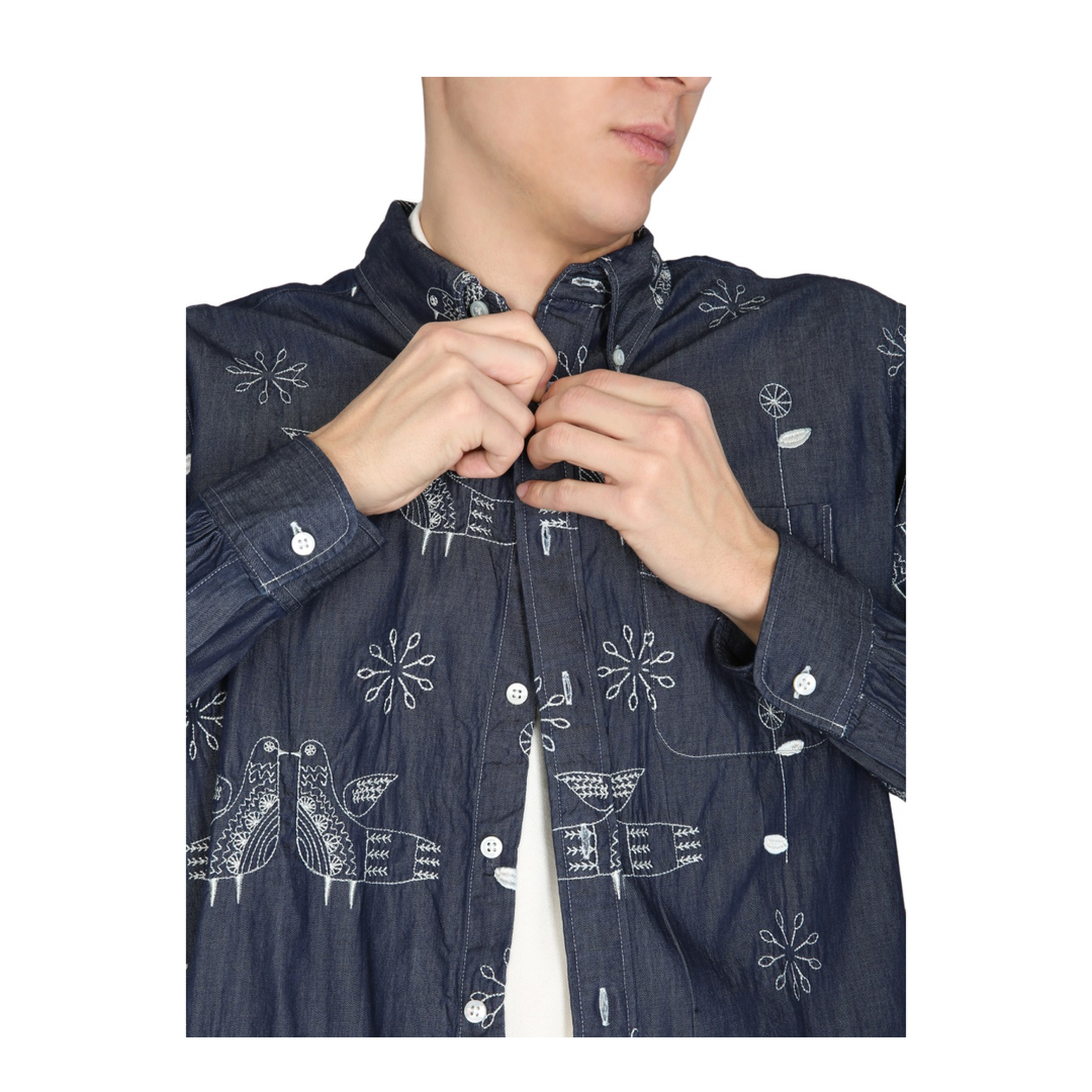 MAYFEYR - ENGINEERED GARMENTS - Bird Embroidery Shirt - 22S1A001ND021