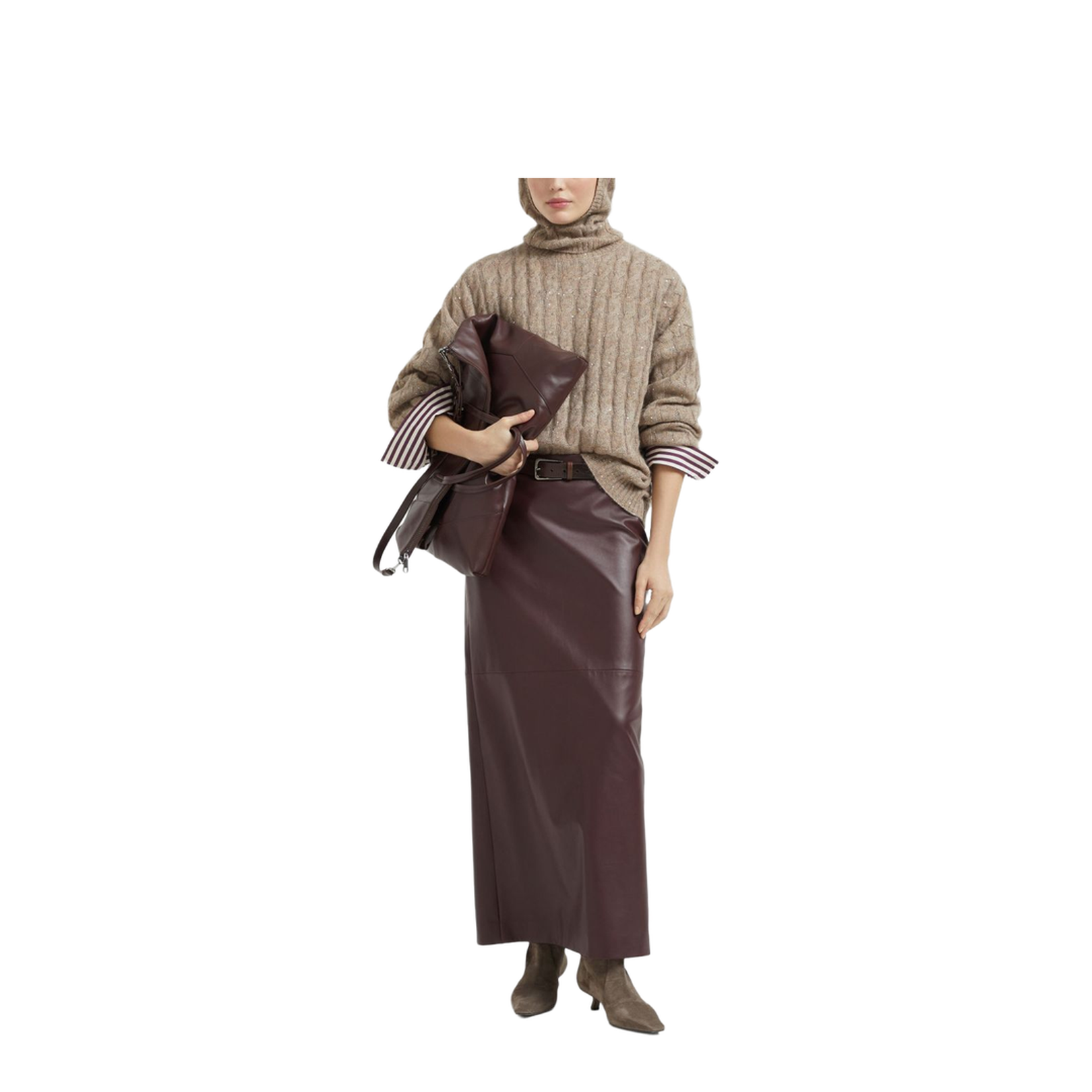 Sesame Beige Crew Neck Long Sleeve Jumper