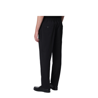 MAYFEYR - Santaniello - Black Wool Blend Trousers - E2989WO99