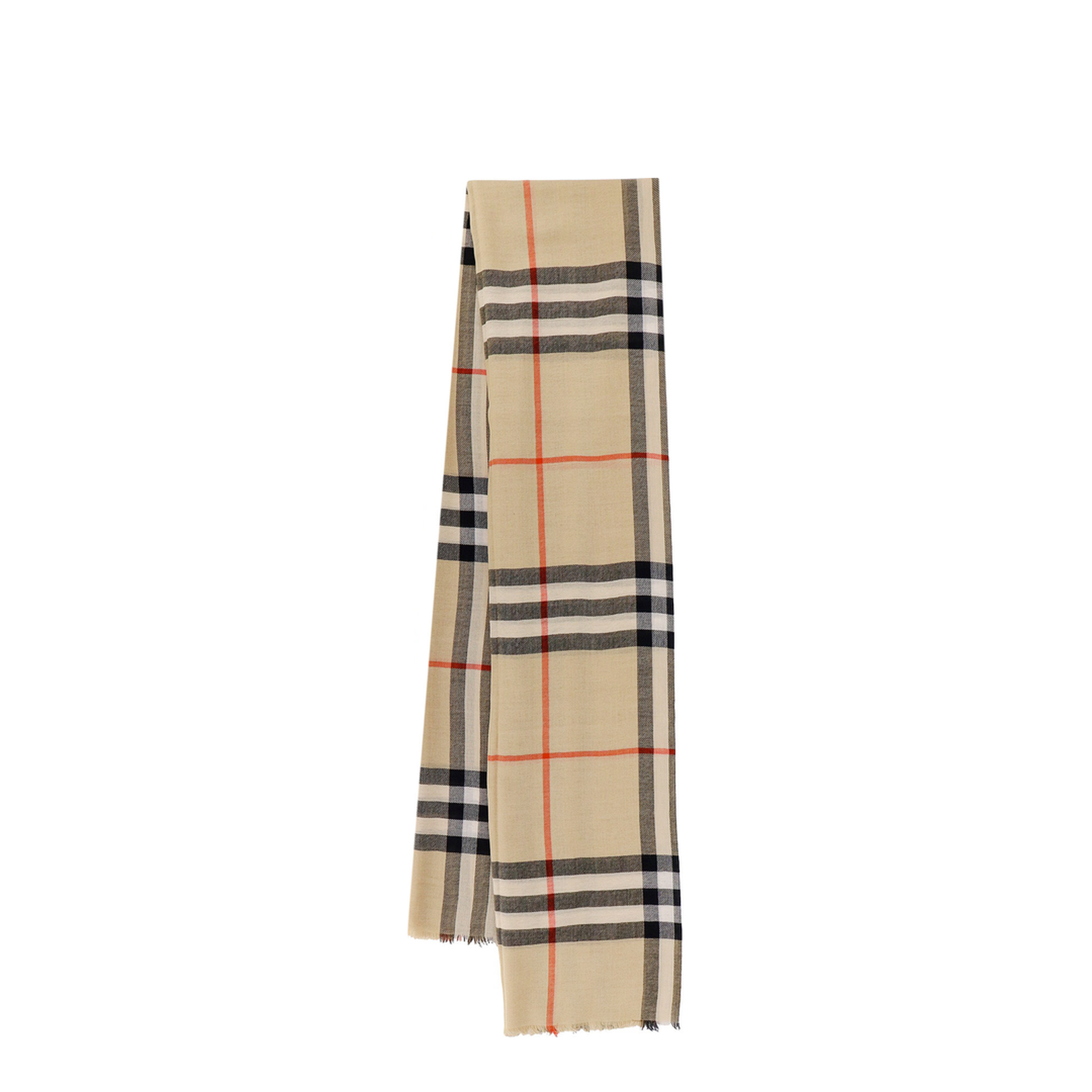 Beige Wool Scarf