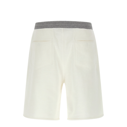 Mélange sweatshirt bermuda shorts