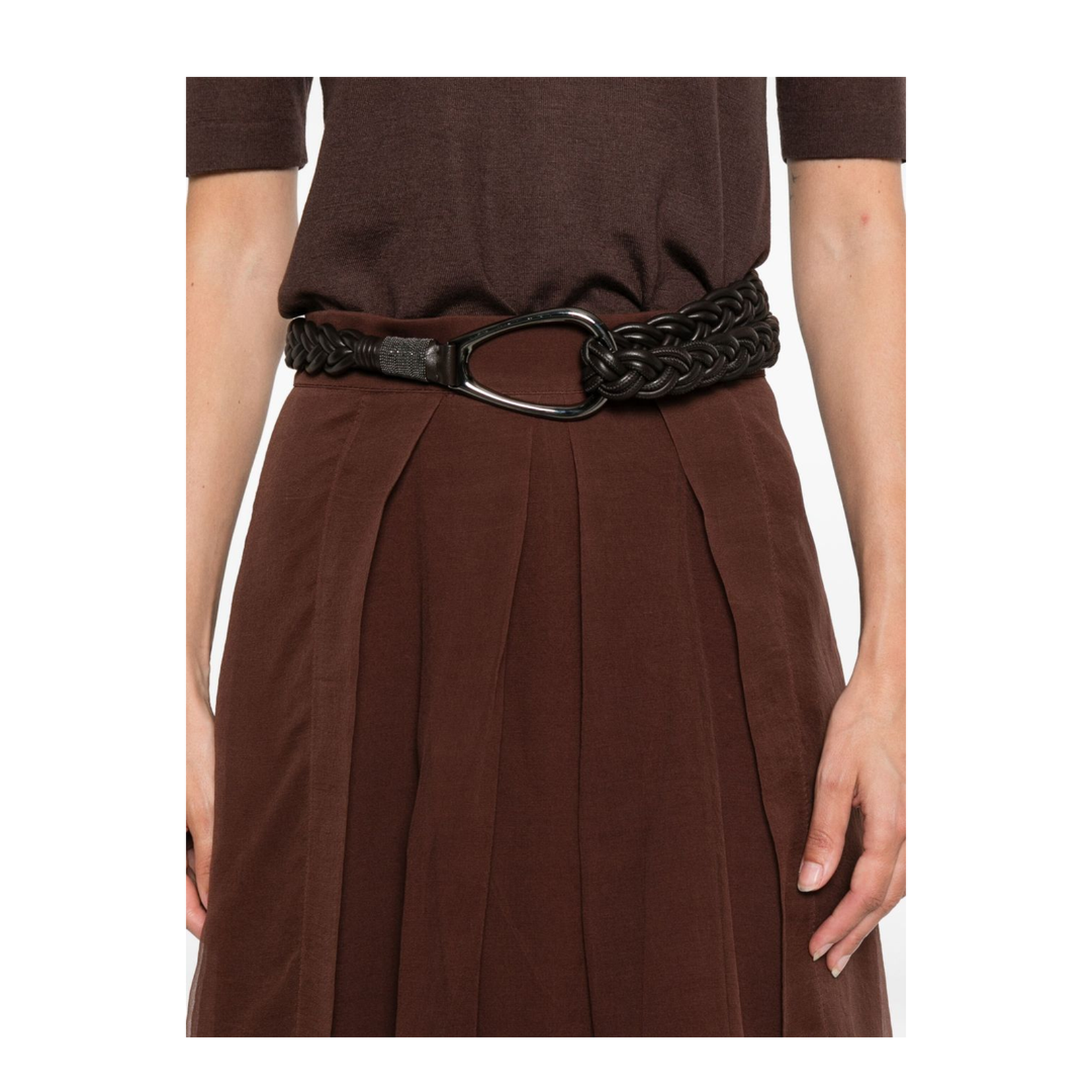 Silk Long Skirt