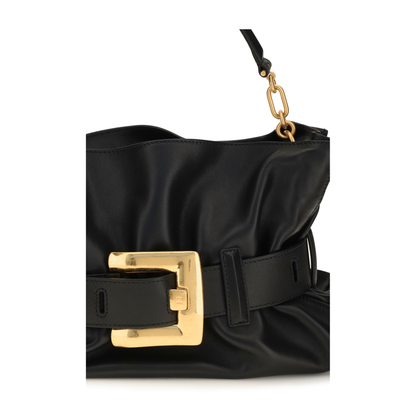 MAYFEYR - Balmain - Medium Anthem Shoulder Bag - GN0KK990LSAX