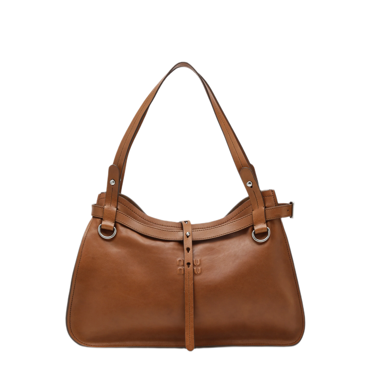 MAYFEYR - Miu Miu - Calfskin Crossbody Bag With Embossed Logo - 5BG340OOO2IERF0046