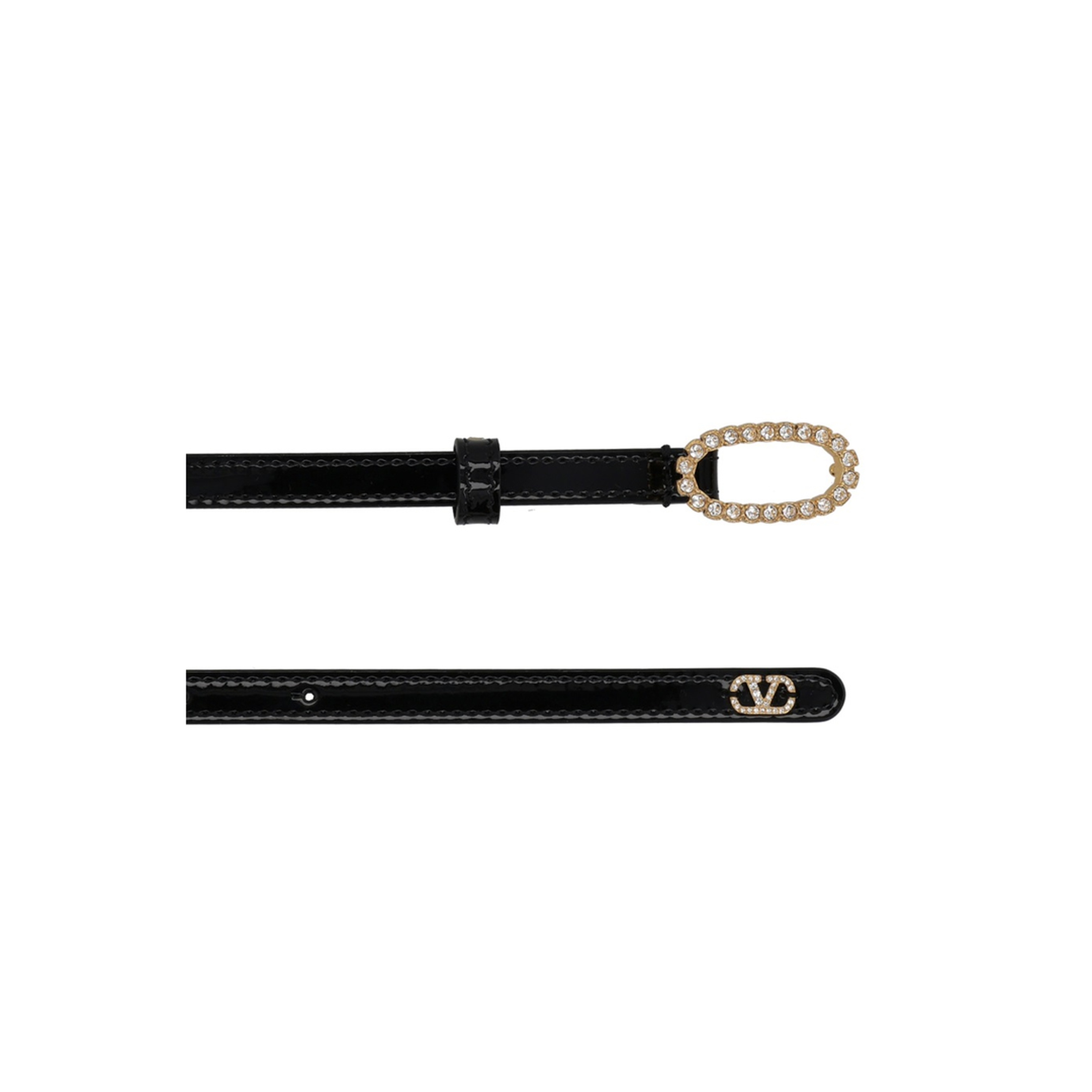 MAYFEYR - Valentino - Mini Vlogo Signature Belt - 8W2T0SR2WLX0NO