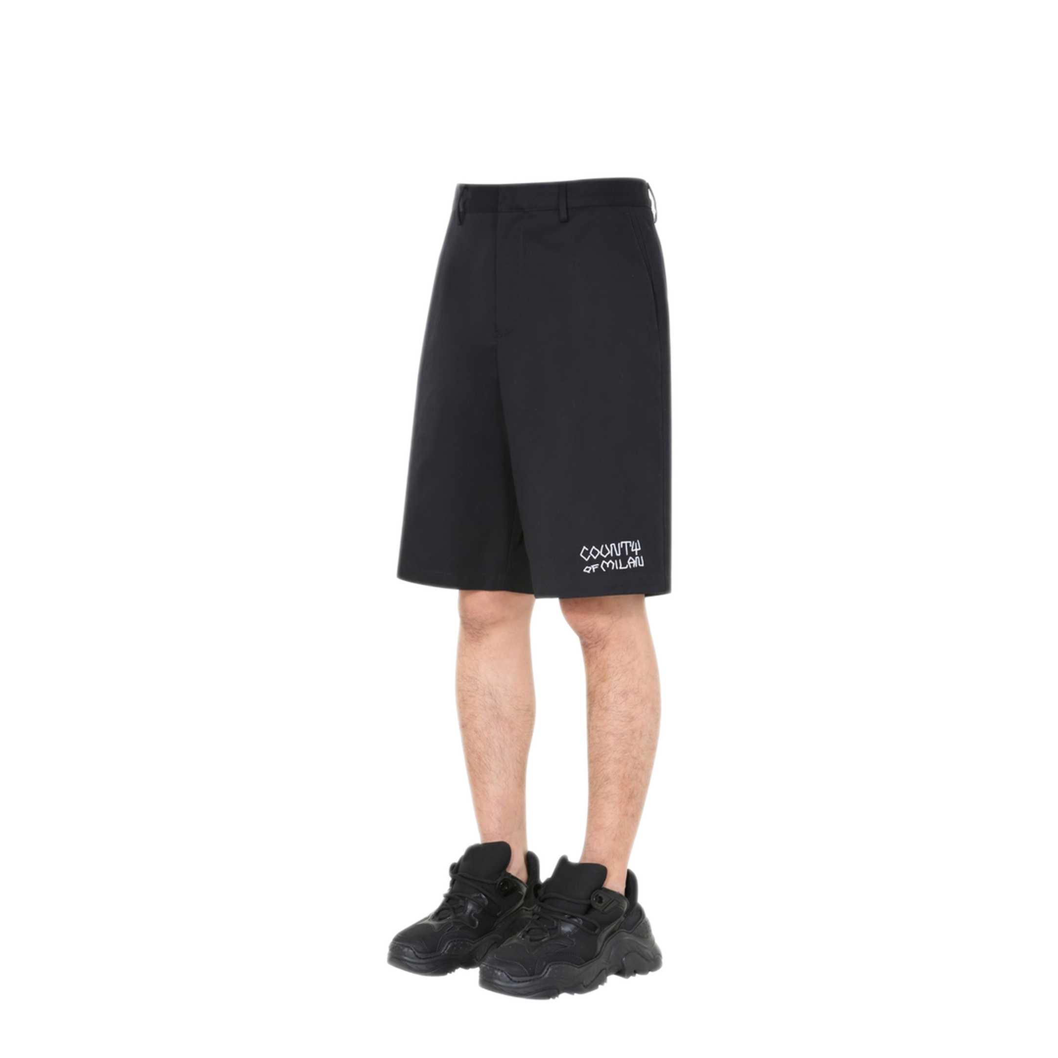 MAYFEYR - MARCELO BURLON COUNTY OF MILAN - Country Bermuda Shorts - CMCB059E20FAB0011001
