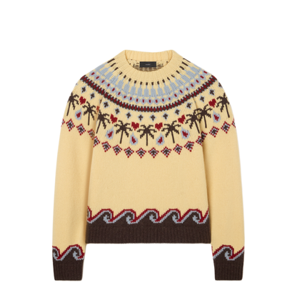 MAYFEYR - Alanui - Sweet Winter Sweater Sunlight Multicolor - LWHE061E26KNI0011960