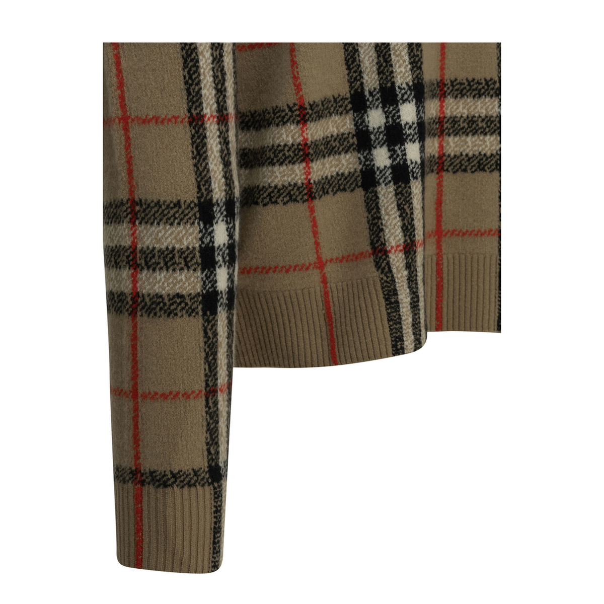 MAYFEYR - Burberry - Check Crew Neck Sweater - 8132517