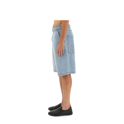 Denim Bermuda Shorts