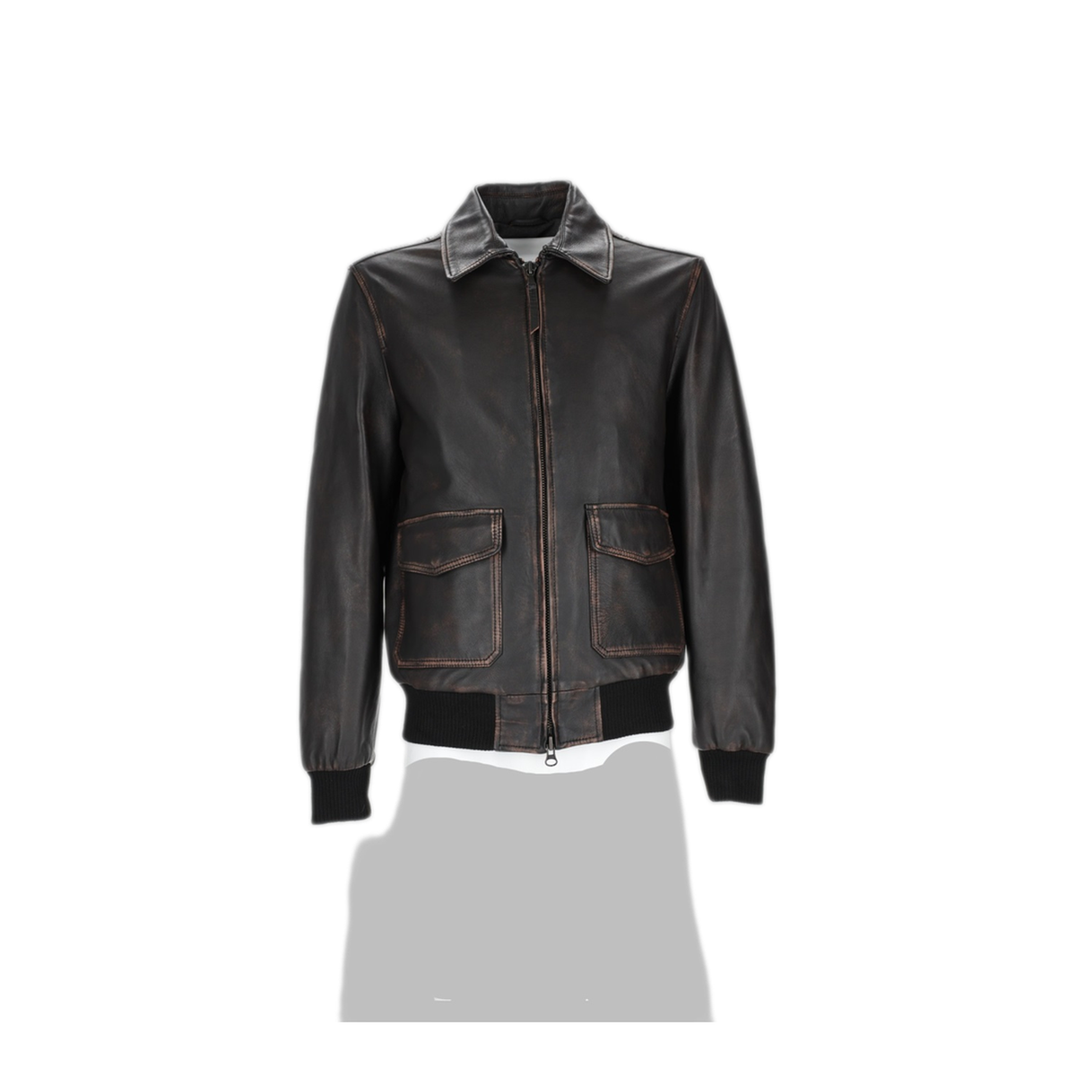MAYFEYR - COLAMARINO - Multicolour Leather Jacket - AVIATORPELLEAVIATOR