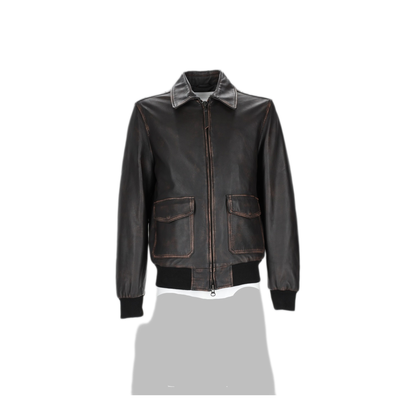 MAYFEYR - COLAMARINO - Multicolour Leather Jacket - AVIATORPELLEAVIATOR