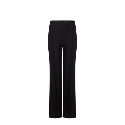 MAYFEYR - Elisabetta Franchi - Trousers Black - PA19666E2110