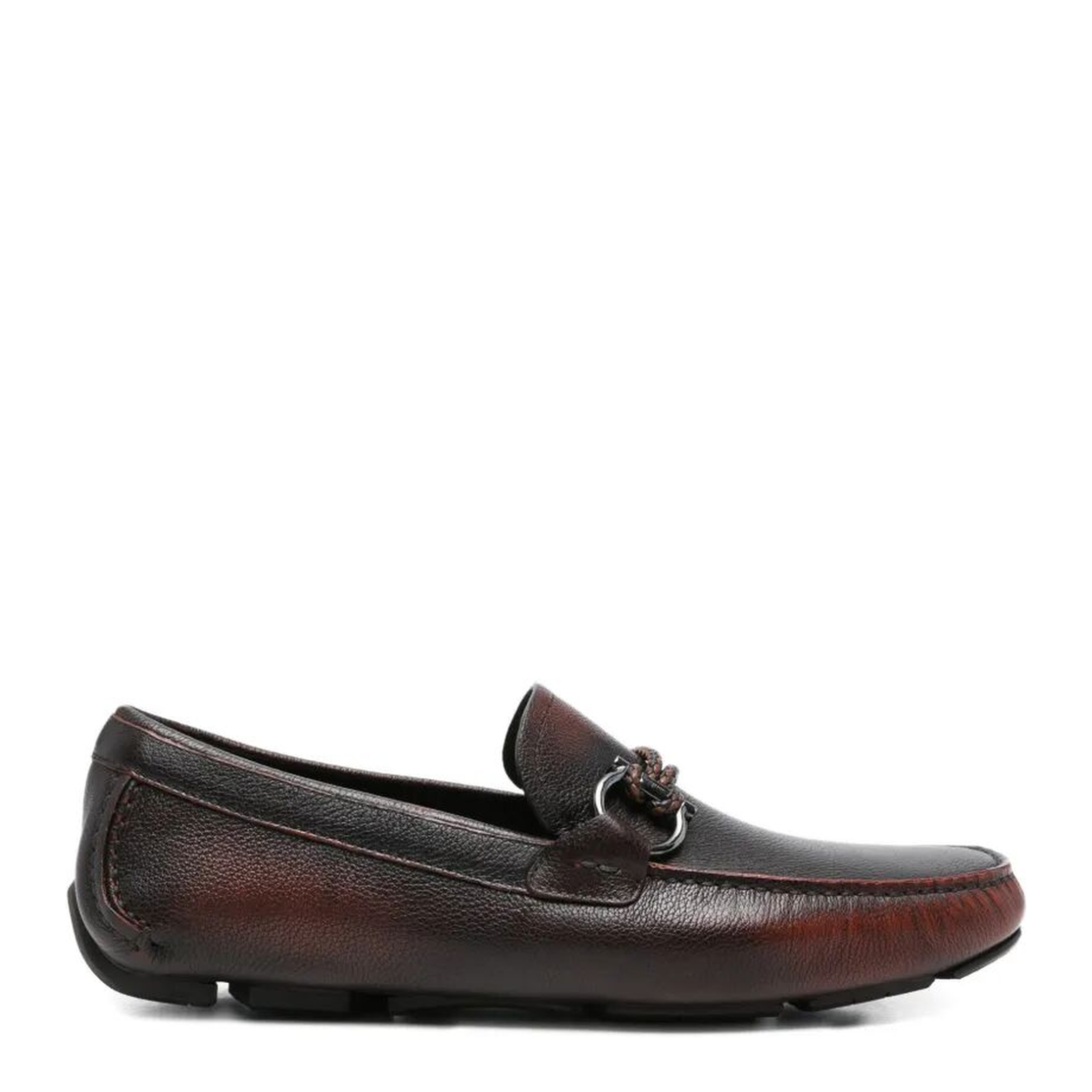 MAYFEYR - Ferragamo - Sfumato Leather Driver Loafers - 02B7960789639