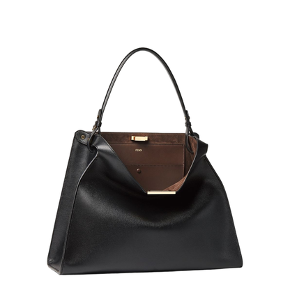 Large Leather and Suede Bag