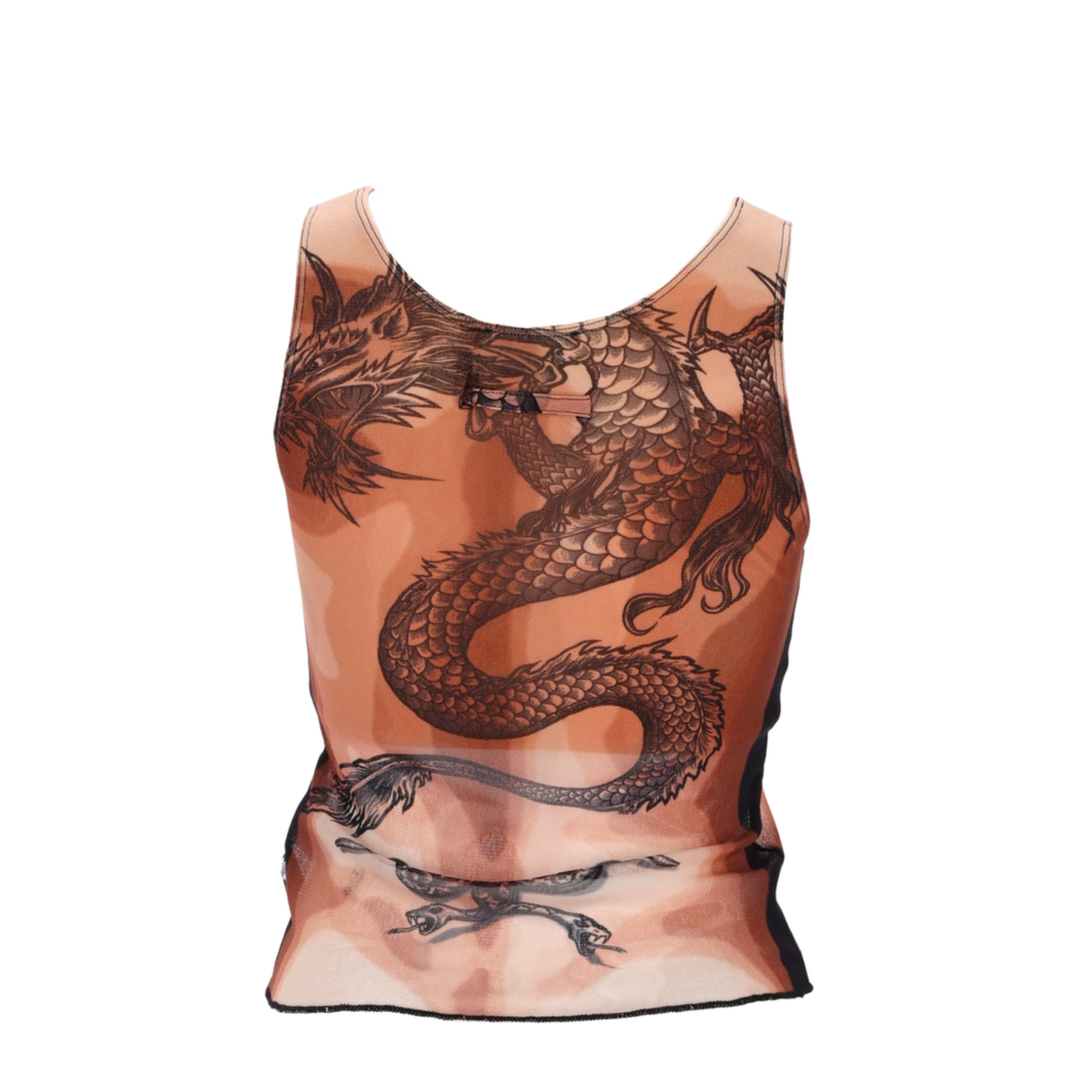 Safe Sex Tattoo Print Top