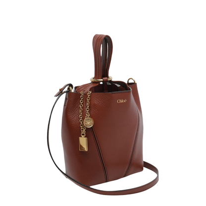 Spin Small Cowhide Tote - Blushy Brown