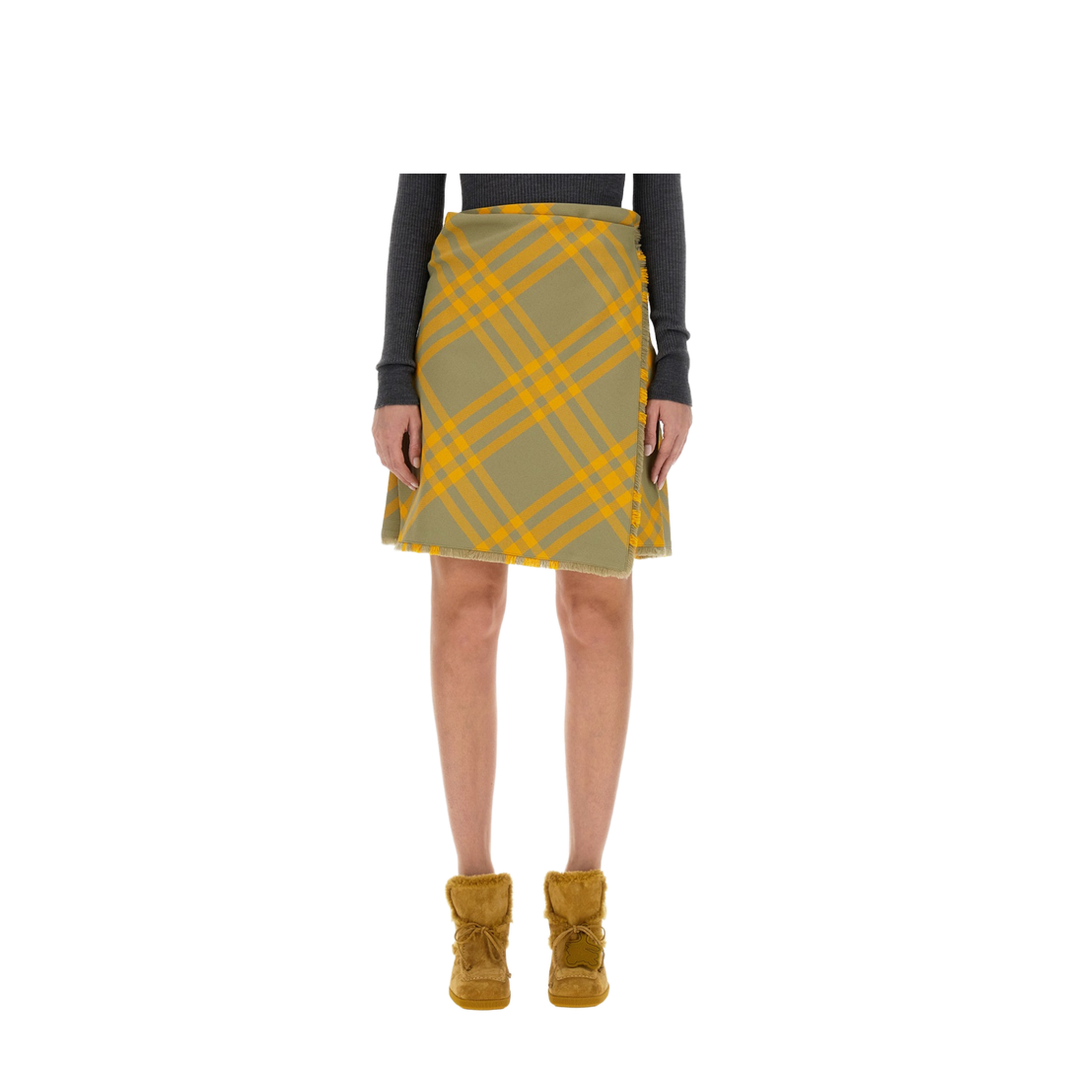 MAYFEYR - Burberry - Embroidered Silk Skirt - 8077203B7363