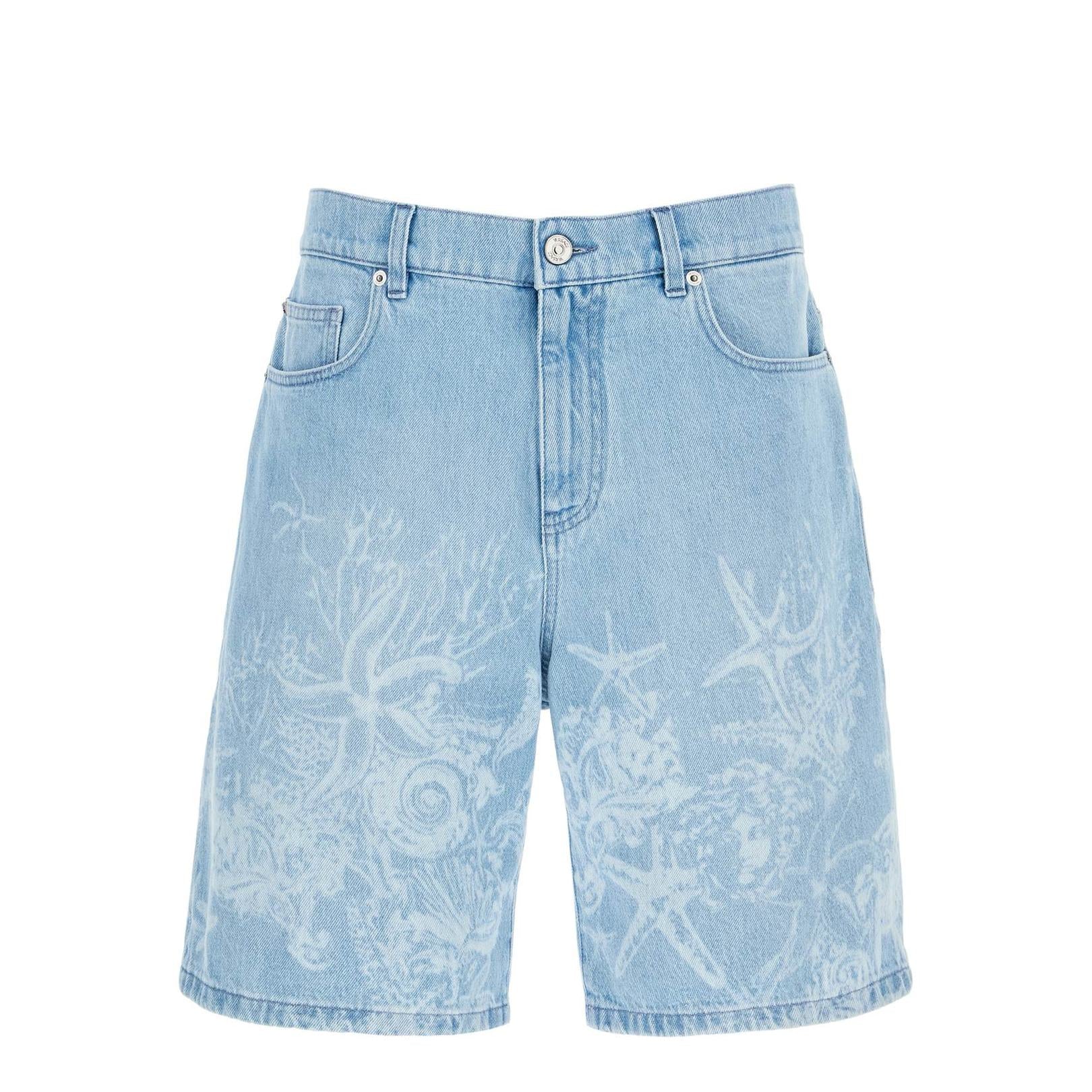 Versace "baroque sea denim lasered