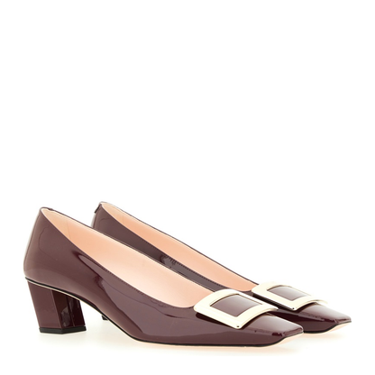 With Heel Bordeaux