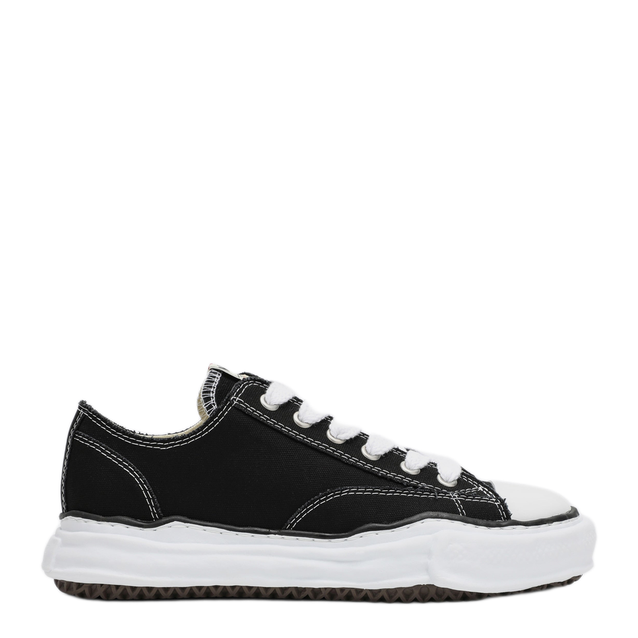 MAYFEYR - Maison MIHARA YASUHIRO - Black Peterson Low Sneakers In Canvas - A01FW702COBLK