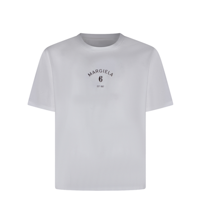 White T-shirt with logo print