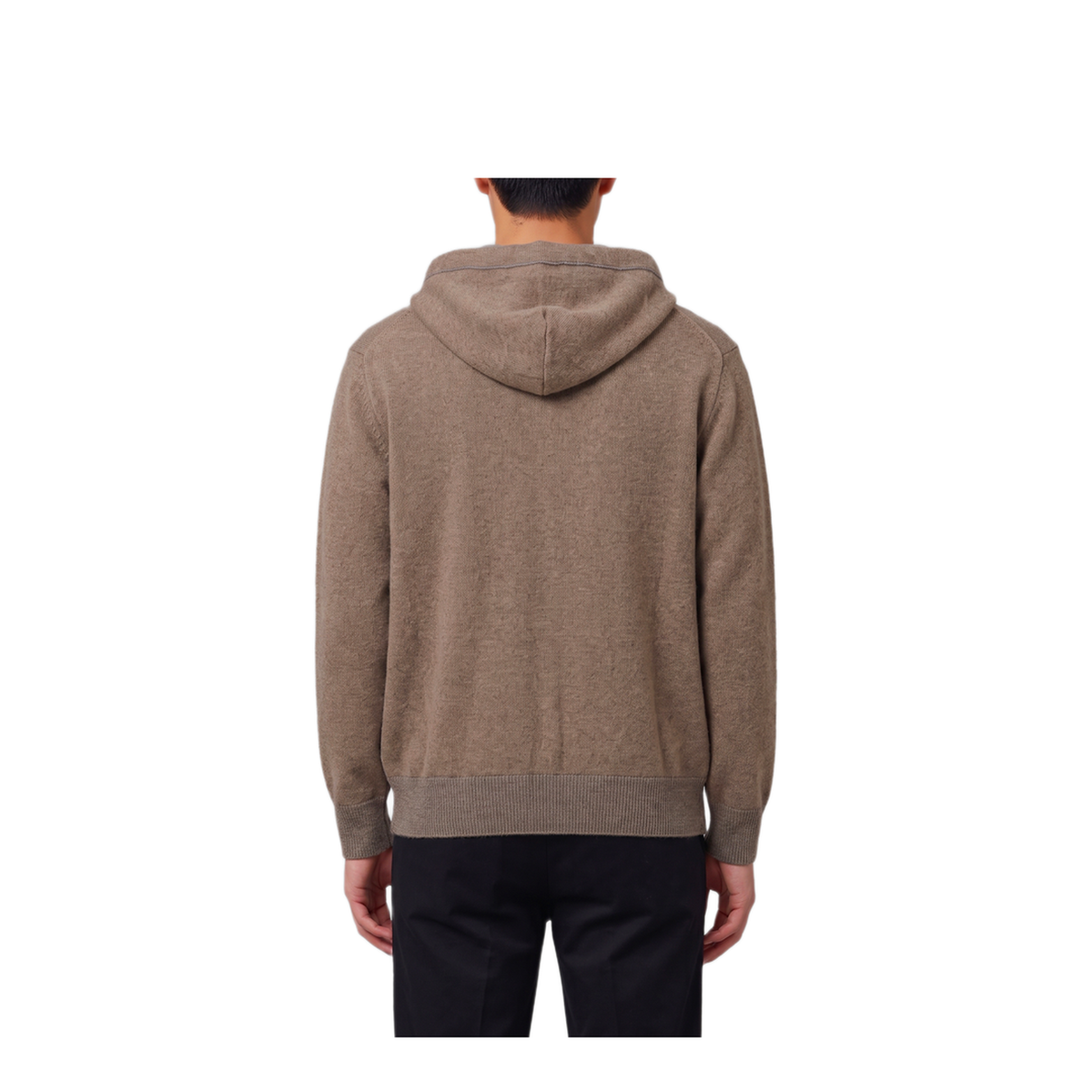 MAYFEYR - Roberto Collina - Bicolor Merino Wool Zip Sweatshirt - 263MYB1510762