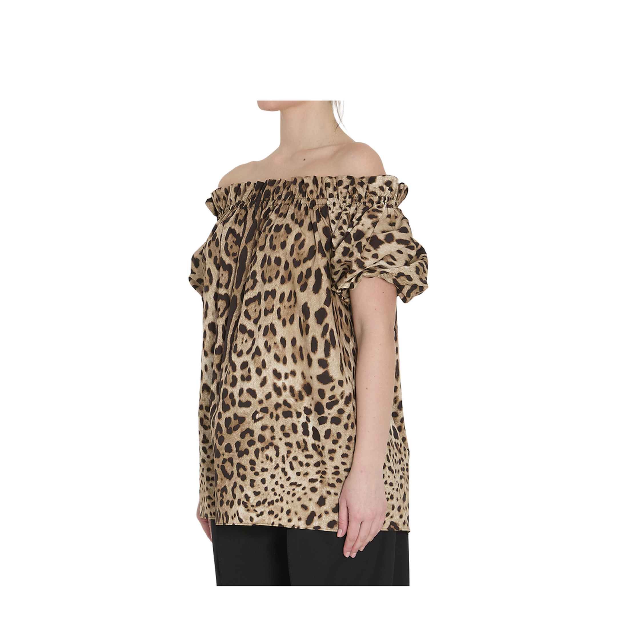 Animal Print Cotton Top