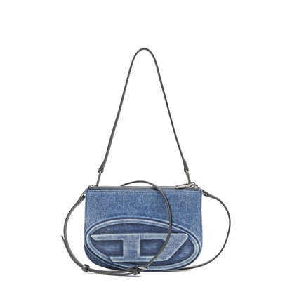 Twin Denim Shoulder Bag