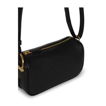 Half Horsebit Mini Bag in Black Leather