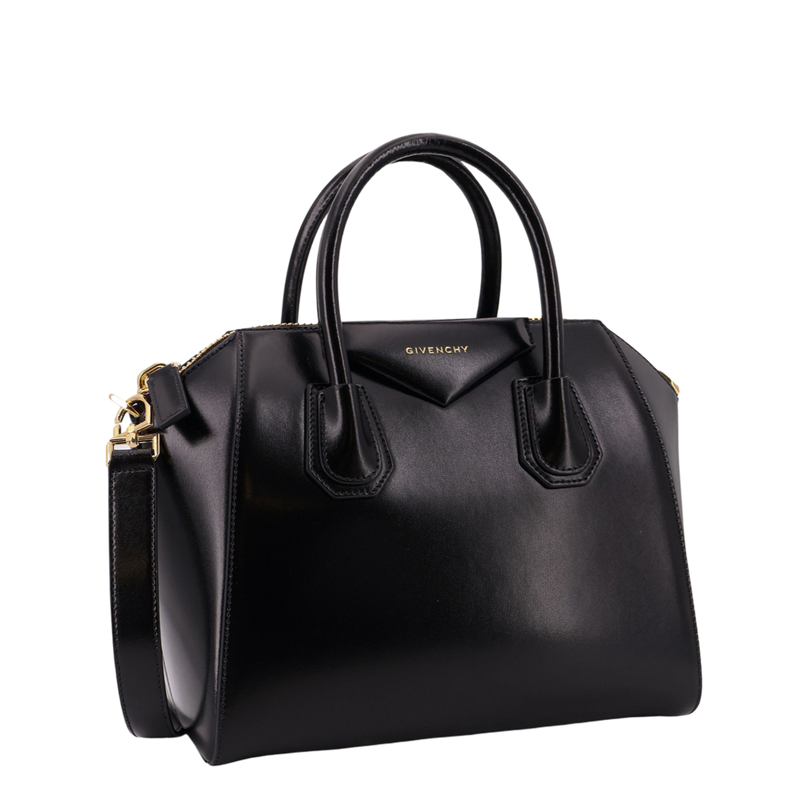 Antigona Small Leather Shoulder Bag