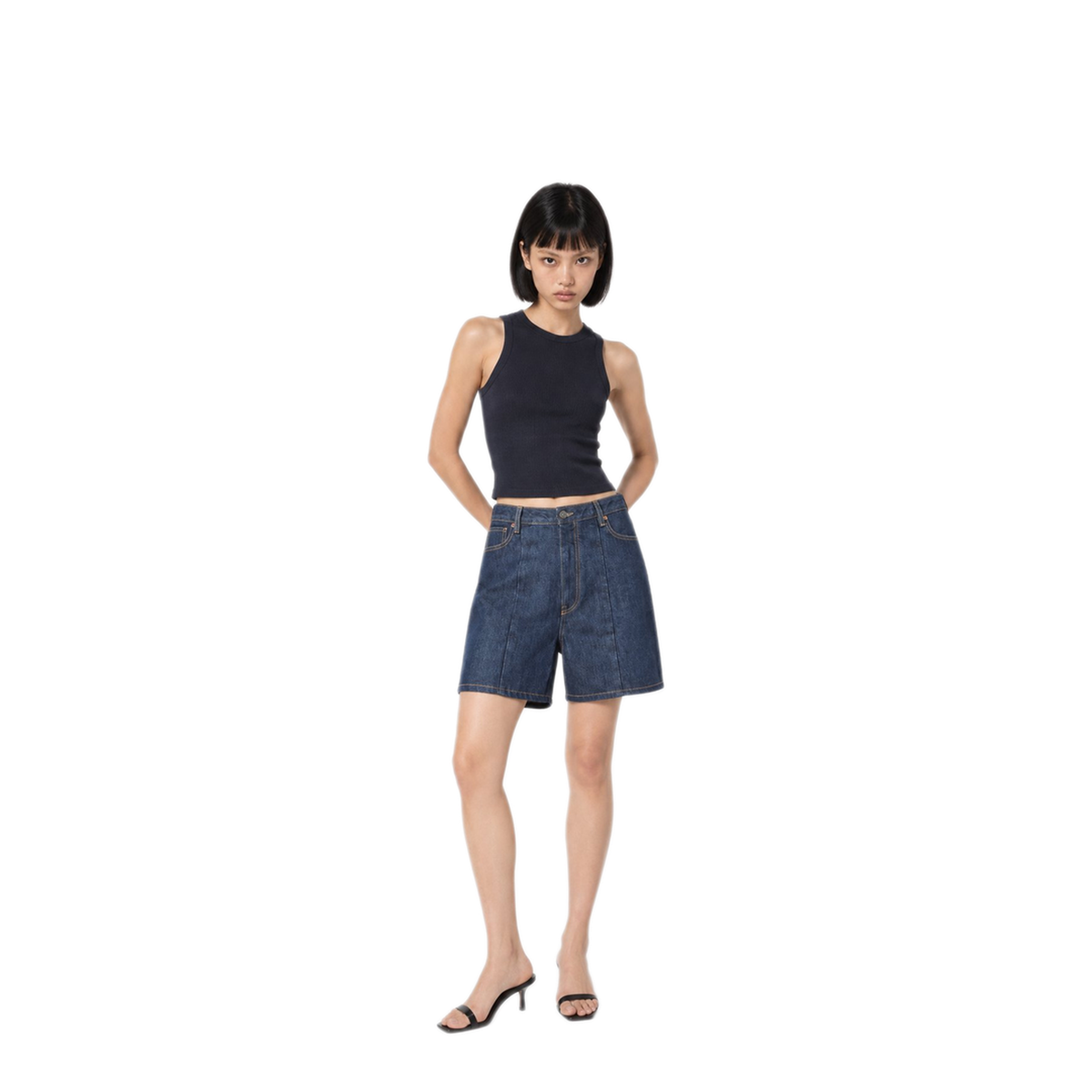 Midnight Denim Shorts