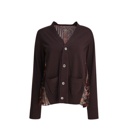 MAYFEYR - Sacai - Floral Print Cardigan - 2507986616