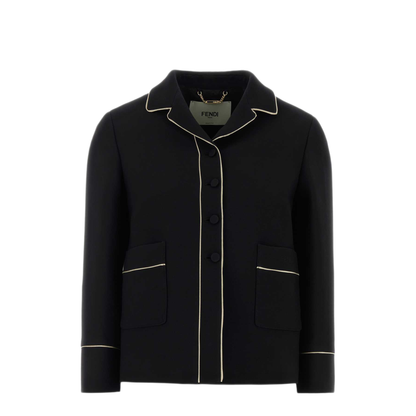 MAYFEYR - Fendi - Blouson Wool Silk Blazer - FJ7665AC4GF0GME